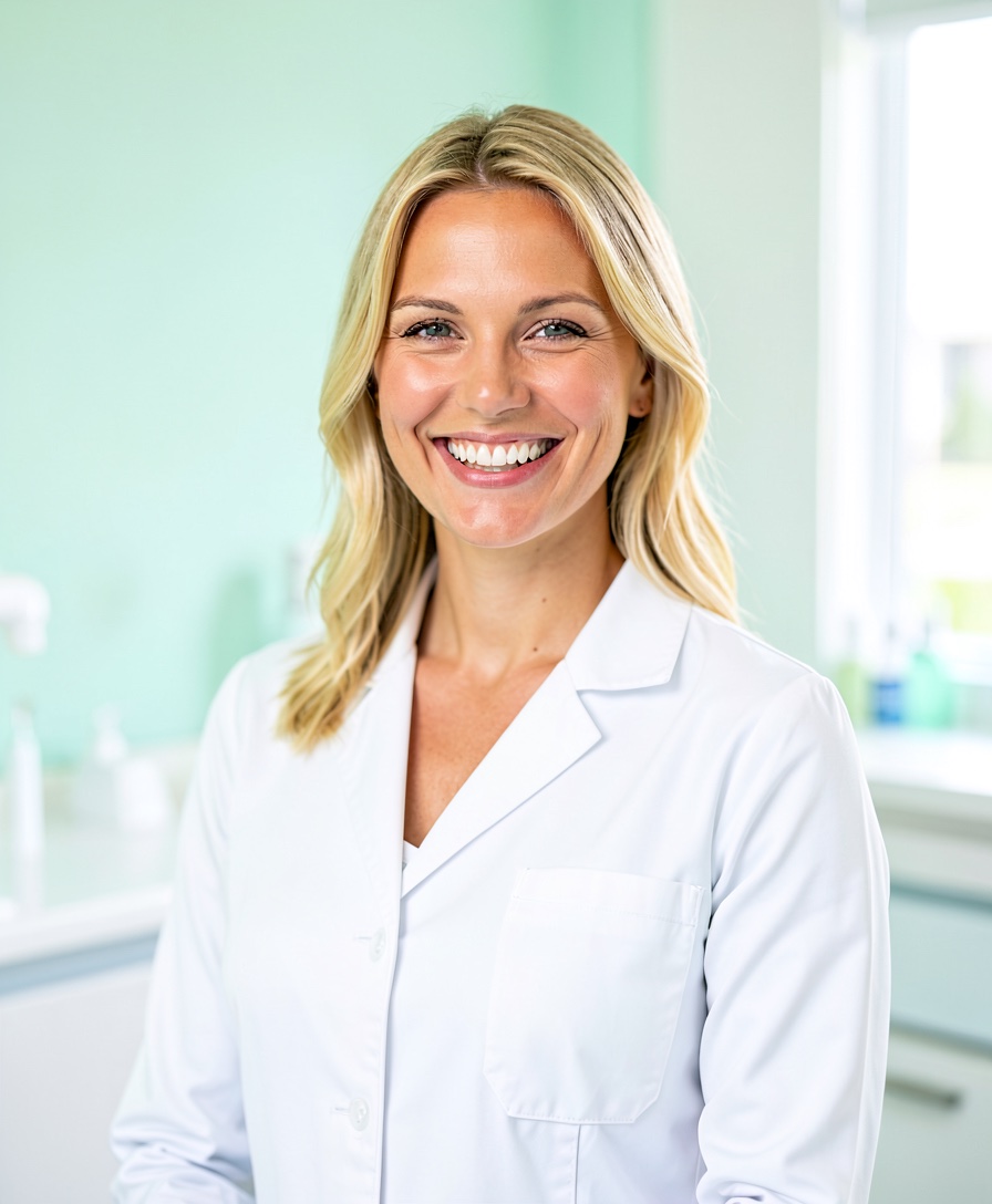 Portrait of Amara Jensen, Senior Dental Hygienist